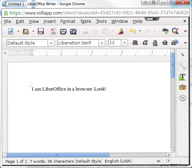 How to Run LibreOffice in Your Web Browser Today