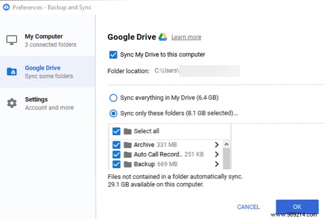 How to Selectively Sync Specific Folders in Dropbox and Google Drive
