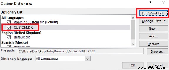 How to Stop Microsoft Word from Underlining Correct Words as Errors