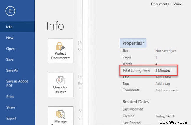 How to Track Total Editing Time in Microsoft Word Documents