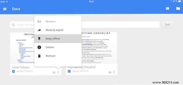 How to Enable Google Docs and Drive Offline Access on PC, Mobile, and Chromebook
