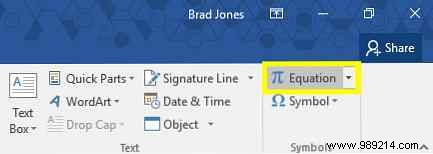 How to Insert and Create Mathematical Equations in Microsoft Office 2016