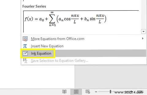 How to Insert and Create Mathematical Equations in Microsoft Office 2016