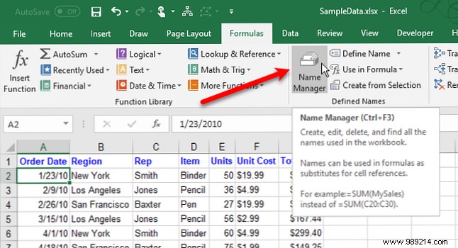 Master Named Ranges in Excel: Create, Edit, Manage, and Use Them Effectively