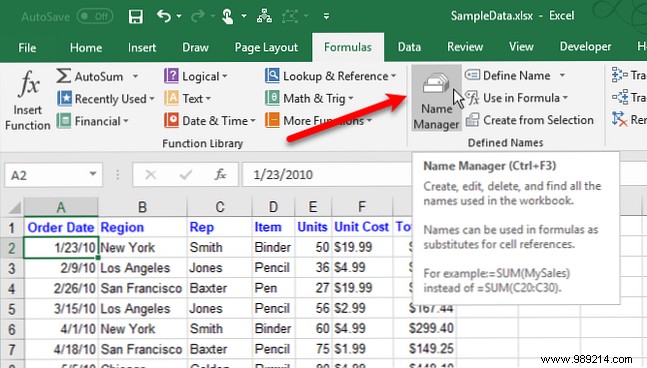 Master Named Ranges in Excel: Create, Edit, Manage, and Use Them Effectively