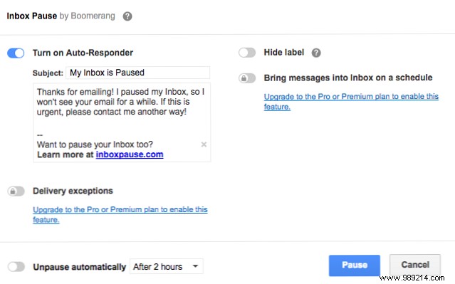 Pause Incoming Gmail Emails with Boomerang: Reclaim Focus and Boost Productivity