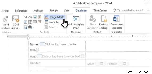 How to Create a Fillable Form in Microsoft Word 2016: Step-by-Step Guide