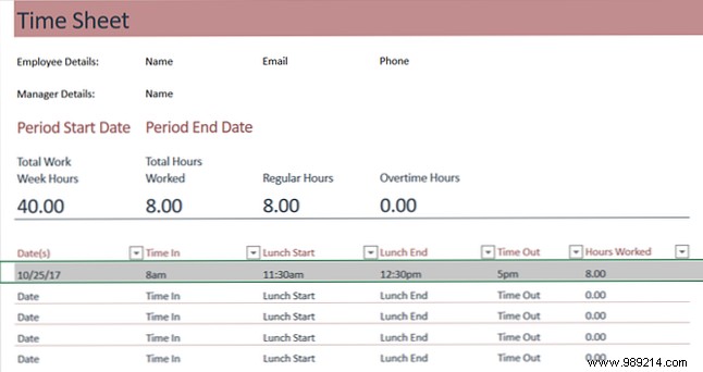 12 Free Timesheet Templates for Excel and Word: Track Hours Like a Pro