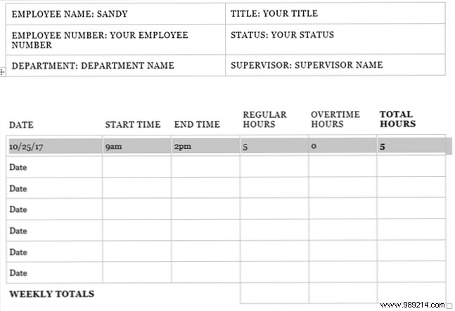 12 Free Timesheet Templates for Excel and Word: Track Hours Like a Pro