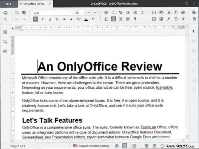 OnlyOffice Review: A Feature-Rich Open-Source Alternative to Microsoft Office