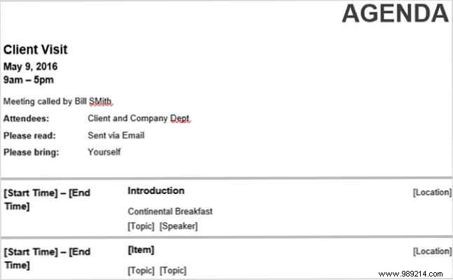 15 Best Meeting Agenda Templates for Microsoft Word to Boost Productivity