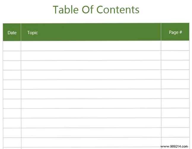 10 Best Free Table of Contents Templates for Microsoft Word