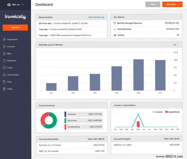 Top 5 Free Invoicing Apps for Freelancers and Small Businesses