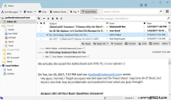 Best 5 Free Desktop Email Clients for Windows, Mac, and Linux