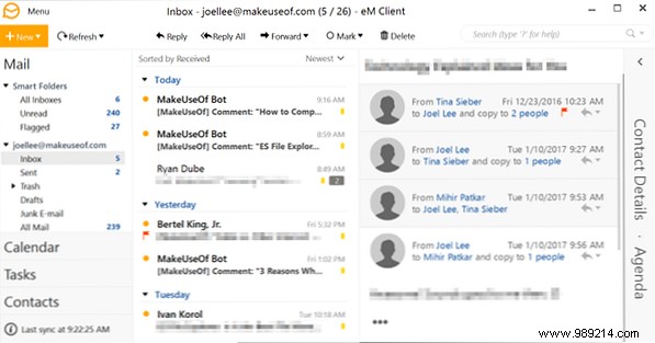 Best 5 Free Desktop Email Clients for Windows, Mac, and Linux