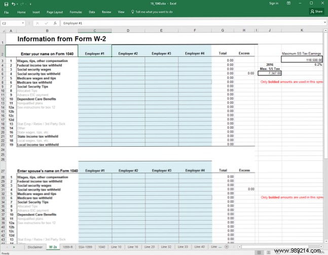 Expert-Tested Excel Tax Calculator Templates: Simplify US Federal Tax Filing