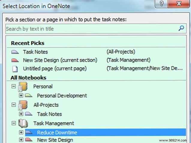 Transform Outlook into a Powerful Project Management Hub with OneNote Integration