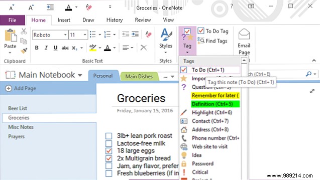 Why Every OneNote User Should Start Using Tags Today