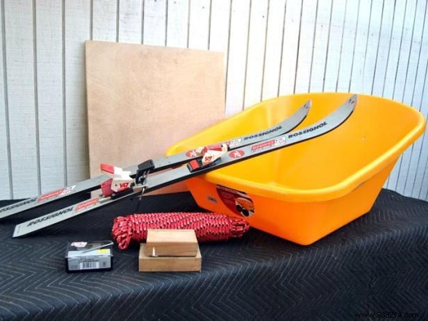DIY Snow Sled: Build a Custom Sled from Old Skis and a Wheelbarrow