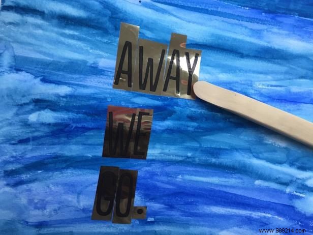 DIY Quote Artwork: Create Custom Typographic Wall Art with Watercolors and Gold Foil