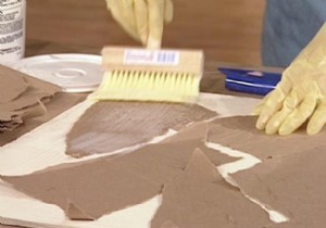 DIY Faux Leather Wall Finish: Expert Kraft Paper Technique