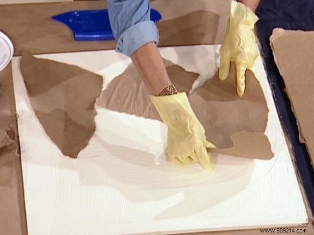 DIY Faux Leather Wall Finish: Expert Kraft Paper Technique