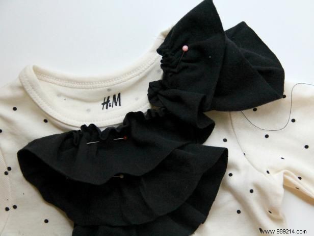 DIY Tutorial: Add Charming Neck and Shoulder Ruffles to a Baby Onesie
