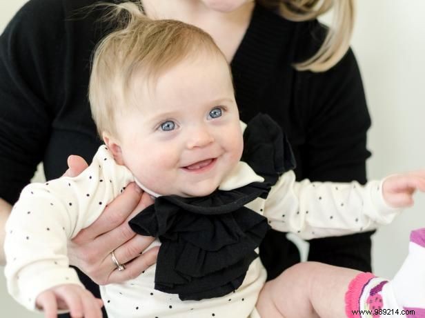 DIY Tutorial: Add Charming Neck and Shoulder Ruffles to a Baby Onesie