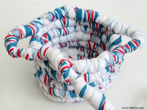 DIY Fabric Basket: Upcycle Baby Blankets or Scraps into Stylish Storage