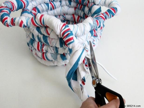 DIY Fabric Basket: Upcycle Baby Blankets or Scraps into Stylish Storage