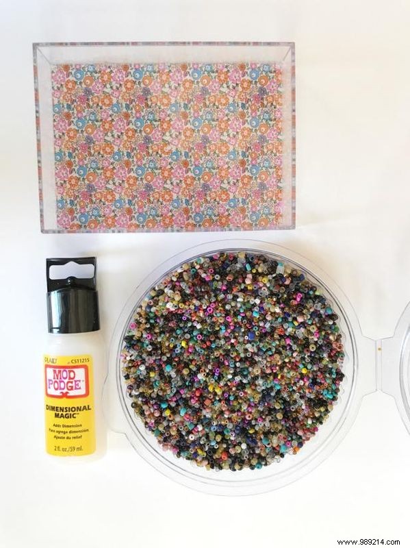 DIY: Transform Plain Acrylic Trays into Stunning Storage with Decoupage – Jennifer Perkins