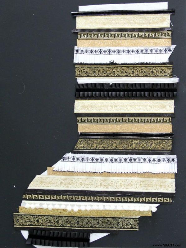 DIY Bohemian Ribbon Christmas Stocking: Step-by-Step Guide with Free Pattern