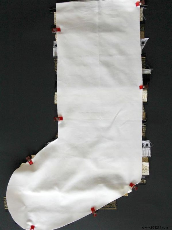 DIY Bohemian Ribbon Christmas Stocking: Step-by-Step Guide with Free Pattern