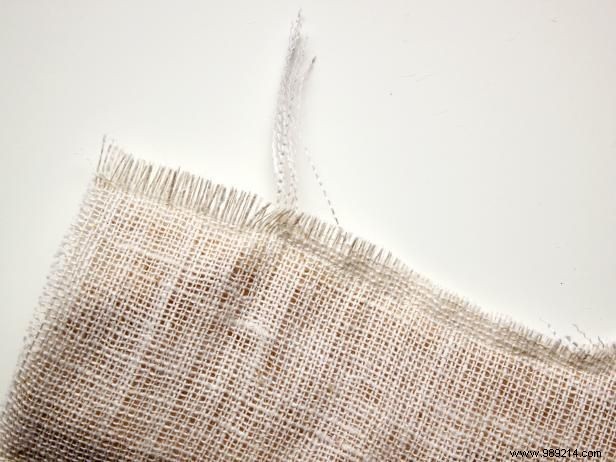 DIY Burlap Christmas Stocking: Rustic Tutorial with Tassels and Muslin Lining