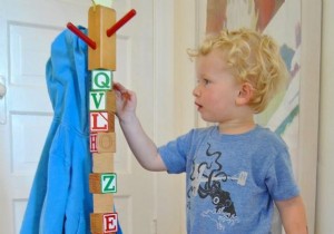 DIY Building Block Coat Rack for Kids: Simple Step-by-Step Tutorial
