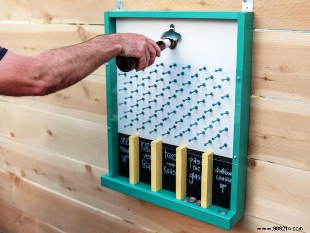 DIY Bottle Cap Toss Game Board: Beginner Build Guide by Gary Payne