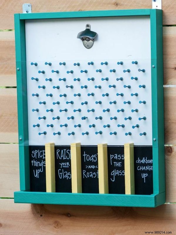 DIY Bottle Cap Toss Game Board: Beginner Build Guide by Gary Payne
