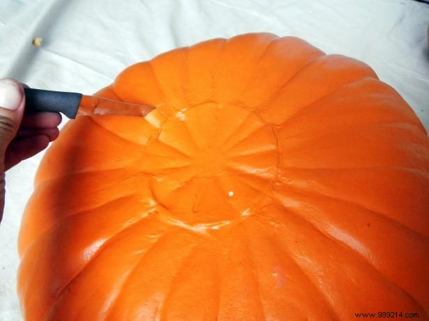 Expert DIY: Crafting a Chevron-Patterned Gourd Topiary