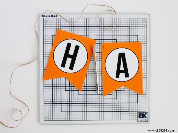 DIY Classic Orange and Black Happy Halloween Banner: Easy Step-by-Step Guide