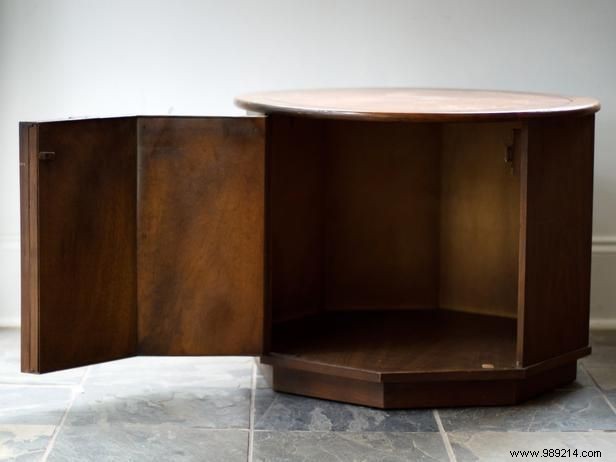 DIY Pet Bed End Table: Upcycle a Vintage Octagon Table for Pets