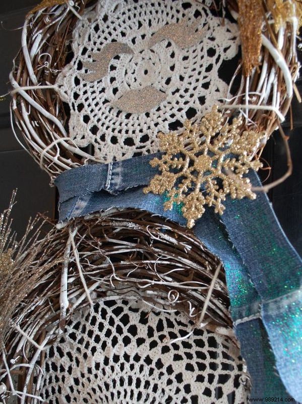 DIY Boho Snowman Wreath Dreamcatcher: Easy Step-by-Step Tutorial