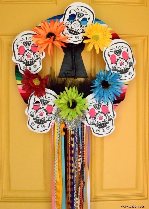 DIY Día de los Muertos Halloween Garland: Expert Step-by-Step Tutorial