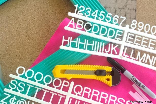 DIY Custom Felt Marquee Letter Board: Easy Step-by-Step Guide