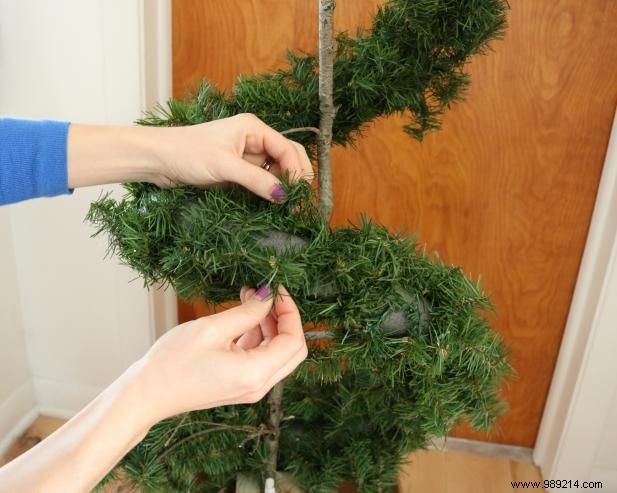 DIY Guide: Craft a Realistic Evergreen Faux Spiral Topiary That Lasts All Year