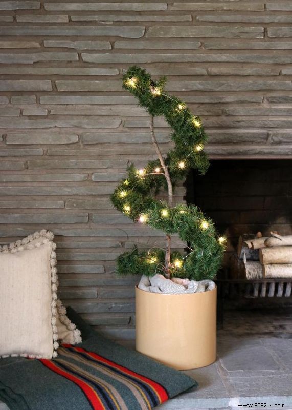 DIY Guide: Craft a Realistic Evergreen Faux Spiral Topiary That Lasts All Year