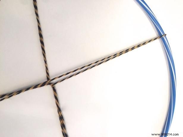 DIY Hula Hoop Floor Pouf Cover: Expert Weaving Tutorial by Jennifer Perkins