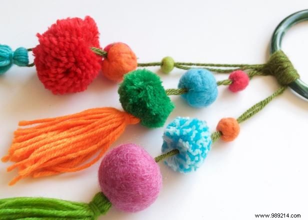DIY Wool Felt Beaded Door Hanger: Easy Step-by-Step Tutorial by Jennifer Ramos