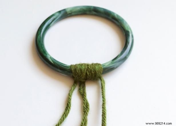 DIY Wool Felt Beaded Door Hanger: Easy Step-by-Step Tutorial by Jennifer Ramos