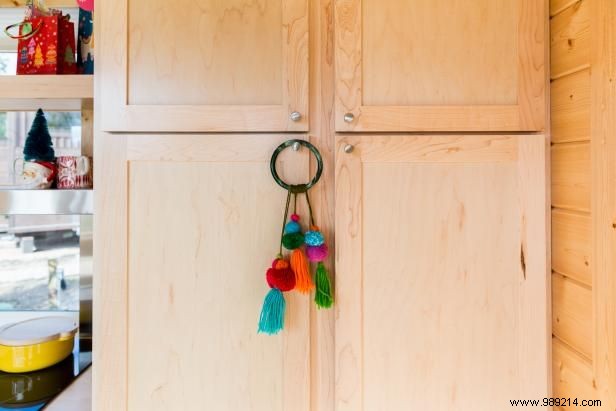 DIY Wool Felt Beaded Door Hanger: Easy Step-by-Step Tutorial by Jennifer Ramos