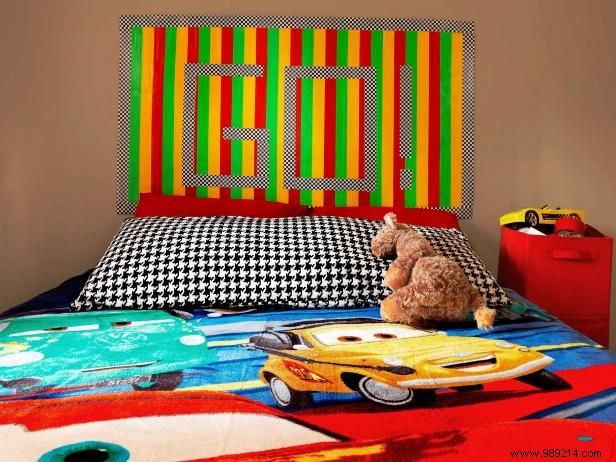 DIY Duct Tape Headboard: Easy, Kid-Friendly Tutorial by Joanne Palmisano